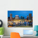 Waterfront Skyline Evening Wall Decal