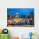 Waterfront Skyline Evening Wall Decal