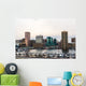 Waterfront Skyline Wall Decal