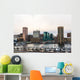 Waterfront Skyline Wall Decal