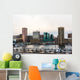 Waterfront Skyline Wall Decal