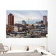 Waterfront and Construction Skyline Wall Decal