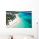 Caribbean Beach Aerial Wall Decal