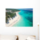 Caribbean Beach Aerial Wall Decal