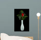 Single Red Rose Wall Decal