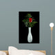 Single Red Rose Wall Decal