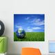 Landscape with Globe Wall Decal
