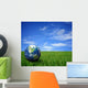 Landscape with Globe Wall Decal