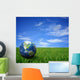 Landscape with Globe Wall Decal