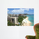 Looking out across Waikiki Wall Decal