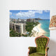 Looking out across Waikiki Wall Decal