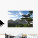 Tree Top Mountain Wall Decal