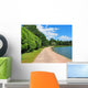 Park with Lake Wall Decal