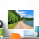Park with Lake Wall Decal