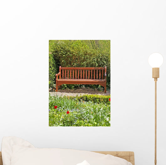 Garden Bench Wall Decal