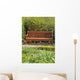 Garden Bench Wall Decal