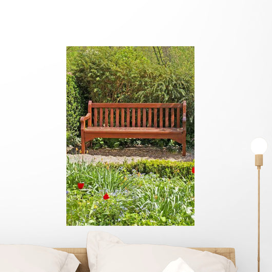 Garden Bench Wall Decal
