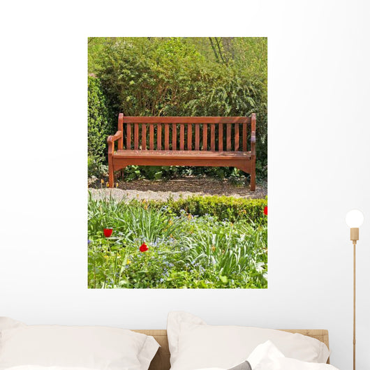Garden Bench Wall Decal
