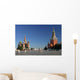 Red Square Wall Decal