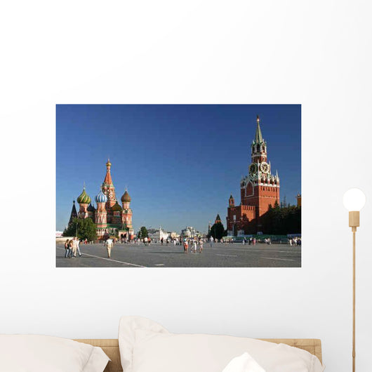 Red Square Wall Decal