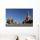 Red Square Wall Decal