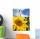 Sunflower Energy Pinwheel Renewable Wall Decal