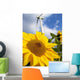 Sunflower Energy Pinwheel Renewable Wall Decal