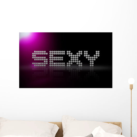 Sexy Diamonds Wall Decal