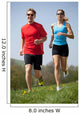 Enjoying Running Training Wall Decal