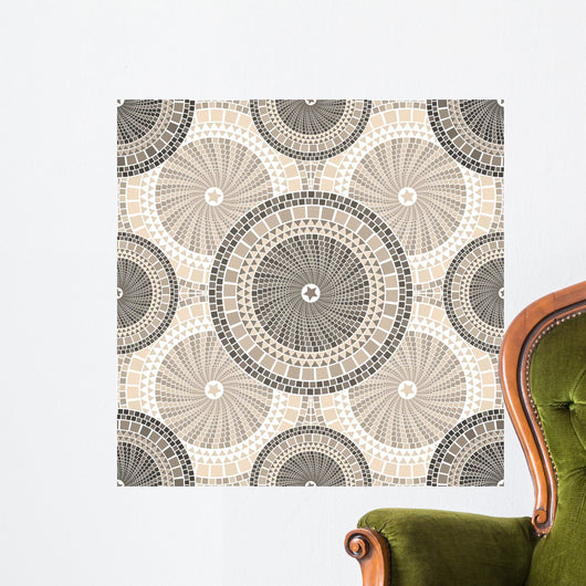 Spanish Mosaic Pattern Barcelona Wall Decal