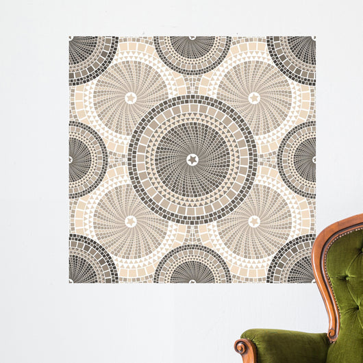 Spanish Mosaic Pattern Barcelona Wall Decal