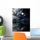 Moon and Clouds above Wall Decal