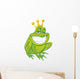 Smug Frog Prince Wall Decal