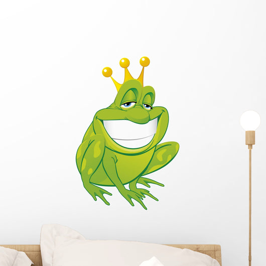 Smug Frog Prince Wall Decal