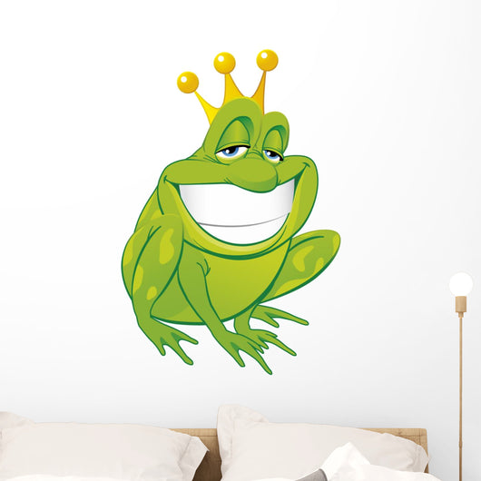 Smug Frog Prince Wall Decal