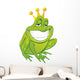 Smug Frog Prince Wall Decal