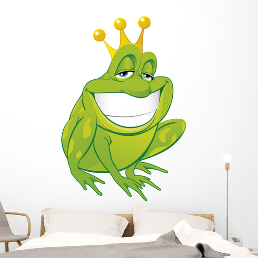 Smug Frog Prince Wall Decal