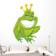 Smug Frog Prince Wall Decal