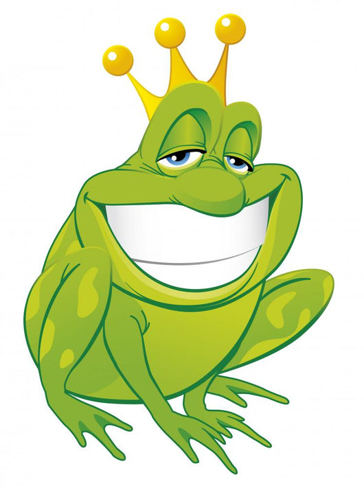 Smug Frog Prince Wall Decal