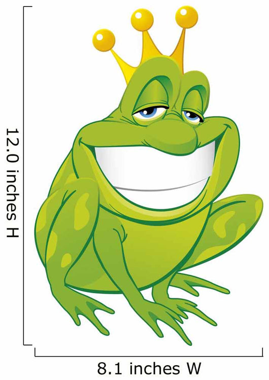 Smug Frog Prince Wall Decal