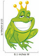 Smug Frog Prince Wall Decal