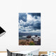 Rocky Beach Stormy Day Wall Decal