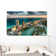 Aerial Miami Beach Skyline Wall Decal
