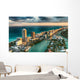 Aerial Miami Beach Skyline Wall Decal