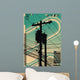 Funky Graphic Featuring Telephone Wall Decal