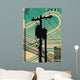 Funky Graphic Featuring Telephone Wall Decal