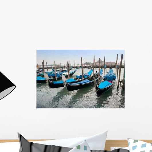 Gondolas Venice Wall Decal Design 2