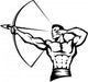 Stylized Archer Wall Decal