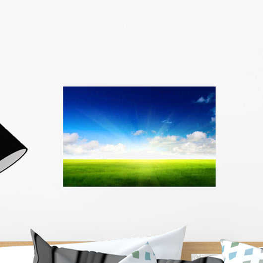 Green Field and Sky Wall Decal