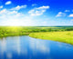 River and Summer Nature Wall Decal Design 3